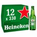 Heineken Lager 12 x 330ml Bottles 