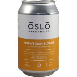 Oslo Brewing Company Norwegian Blonde
