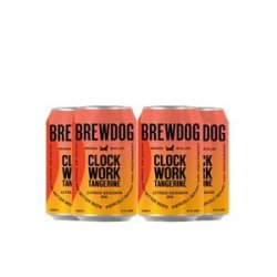 Pack 4 s BrewDog Clockwork Tangerine IPA Lata 330ml - CervejaBox