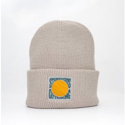 Stigbergets Beanie with embroidered patch - Creame White - Stigbergets Bryggeri