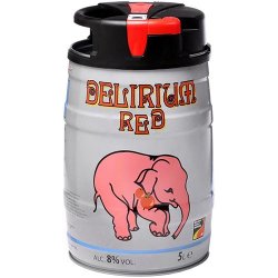 Delirium Red 5l Mini Keg - Belgian Beer Traders