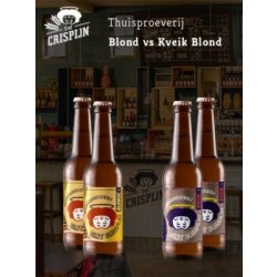 Sint Crispijn Thuisproeverij Blond vs Kveik Blond - Beer Dudes