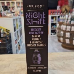 Horizont  Night Shift Vintage 2024  Tricale Wine Aged In Gemenc Whiskey & Tennessee Whiskey Barrels - Het Biermeisje