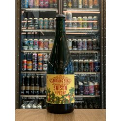 Burning Sky  Saison De Peche  Peach Wild Ale - Clapton Craft