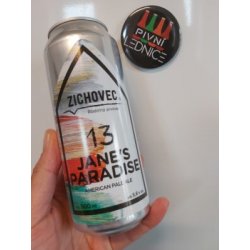 Zichovec Jane’s Paradise 13°5,6% 0,5l - Pivní lednice