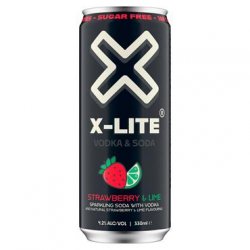X-Lite Strawberry & Lime 330ml Can - Carry Out Off Licence