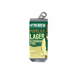 Popelka Lager 0.33L - Rebrew