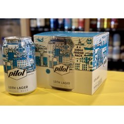 Pilot Leith Lager 4 Pack - The Beerhive