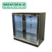 RENTAL - Bottle Fridge - Double Door Stainless Steel - NP 20HST - 210l 