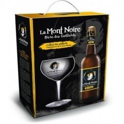 LA MONT NOIRE Bière en Coffret avec 1 verre - Calais Vins