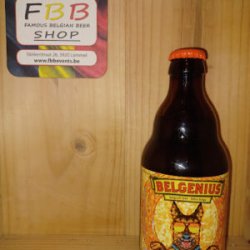 Belgenius Belgian Haze ipa - Famous Belgian Beer