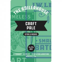 The Boilerhouse Craft Pale Session IPA - Inn Express