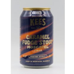 Brouwerij Kees - Caramel Fudge Stout Moscatel 2022 - DeBierliefhebber