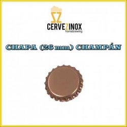 Chapa (26 mm) Champán - Cervezinox