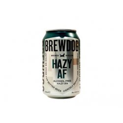 BrewDog - HAZY AF 330ml Can 0,5% alc. - Beer Butik