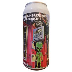 Three Sisters Dude Wheres My Spaceship Session Hazy Pale Ale 440ml - The Beer Cellar