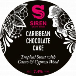 Siren Nitro Caribbean Chocolate Cake (Keg) - Pivovar