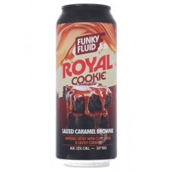 Funky Fluid Royal Cookie: Salted Caramel Brownie