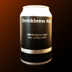 Shrinkbrew Ales #8890 Barrel aged imp. Coffee Stout 0,33l - Biertipp