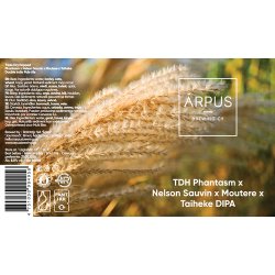 Ārpus Brewing Co. TDH Phantasm X Nelson Sauvin X Motuere X Taiheke DIPA