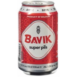 Bavik Super Pils Can 24x350ML - Drink Store