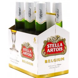 Stella Artois Lager 6 pack 7 oz. Bottle - Kelly’s Liquor