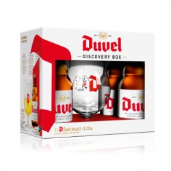 Duvel Discovery Pack geschenk 4x33cl + glas - Prik&Tik