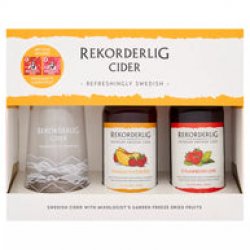 Rekorderlig Cider Gift Set -  2 Bottles & Glass - 365Drinks