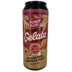 Funky Fluid Triple Gelato: Passionfruit, Mango & Peach Funky Fluid Triple Gelato: Passionfruit, Mango & Peach
