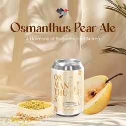 Sunbird Brewing Company Osmanthus Pear Cream Ale