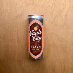 Vault City - Peach Iced Tea 3.4% (440ml) - Beer Zoo