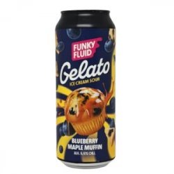 Funky Fluid Gelato: Blueberry Maple Muffin