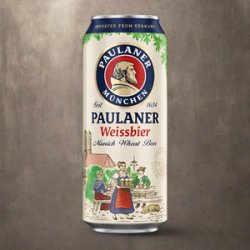 Paulaner - Weissbier - Wheat Beer - 5.5% - 500ml can - MK Biergarten