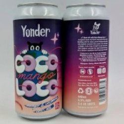 Yonder: Coco Mango Loco Sour (440ml) - Hop Shop Aberdeen
