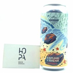 BASQUELAND BREWING Espuma y Arena Lata 44cl - Hopa Beer Denda