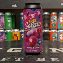 Funky Fluid Free Gelato: Berries & Cream