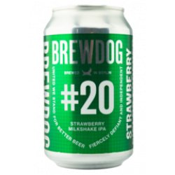 BrewDog #20 Strawberry Milkshake IPA - Die Bierothek