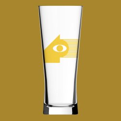 BRULO New York Gold Pint Glass - BRULO