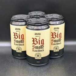 Red Hill Big Smoke Rauchbock Can 4pk - Saccharomyces Beer Cafe