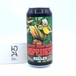 LA QUINCE Mutant Ninja Beasts Hoppiness Helles Lata 44cl - Hopa Beer Denda