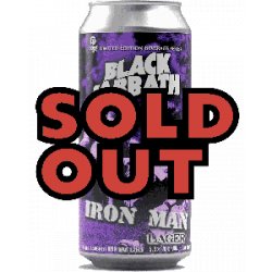 Black Sabbath - Iron Man Lager 16 oz - Half Time