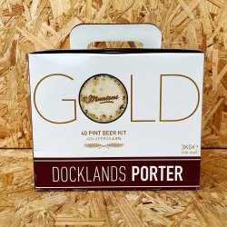 Muntons Gold - Docklands Porter - 40 Pint Beer Kit - Brewbitz Homebrew Shop