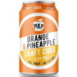 PULP Craft Cider Orange & Pineapple