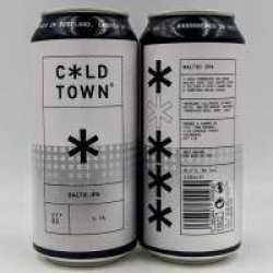 Cold Town Beer Pure Baltic Cold IPA
