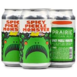 Prairie Spicy Pickle Monster 12oz 4pk Cn - Luekens Wine & Spirits