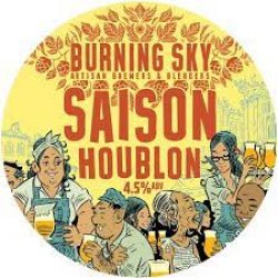 Burning Sky Saison Hublon - 5.2% 440ml - York Beer Shop