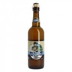 D-DAY Bière Blanche Aromatisée POMME 75 cl - Calais Vins