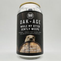 SigBottleworks While My Otter Gently Weeps Bourbon + French Port Barrel-Aged Barleywine 2023 Can - Bottleworks