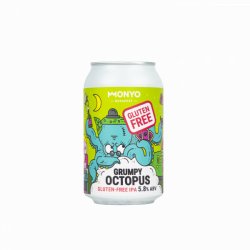 Monyo Grumpy Octopus - Gluténmentes IPA 5,8% 0.33l - Monyo Brewing Co