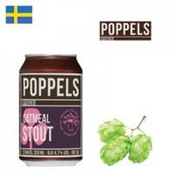 Poppels Oatmeal Stout 330ml CAN - Drink Online - Drink Shop